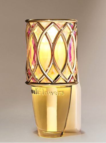 Pink Almond Faceted Wallflowers Scent Controland Nightlight