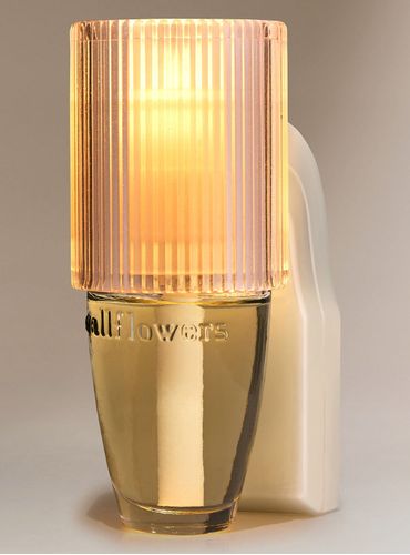 Champagne Sparkly Fluted Nightlight Wallflowers Scent Controland