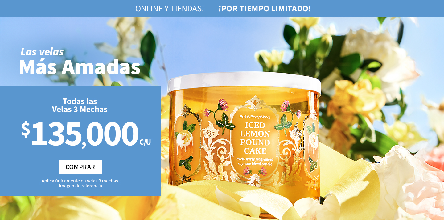 Las velas más amadas | Bath  & Body Works Co